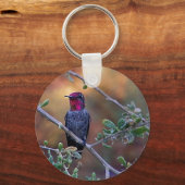 日没のハミングバード キーホルダー (正面)