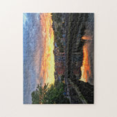 日没のパズルのコルクのアイルランド色 ジグソーパズル (縦)