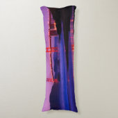 日没のパン屋のビーチのゴールデンゲートブリッジ ボディピロー (正面縦)