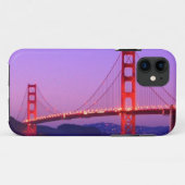 日没のパン屋のビーチのゴールデンゲートブリッジ Case-Mate iPhoneケース (裏面(横))