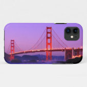 日没のパン屋のビーチのゴールデンゲートブリッジ Case-Mate iPhoneケース (裏面(横))