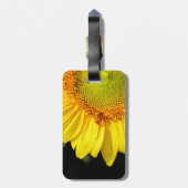 日没のヒマワリ ラゲッジタグ (裏面縦)