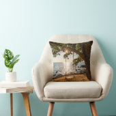 日没のビーチの振動 クッション (椅子)