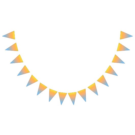 日没のビーチは旗を着色します バンティングフラッグ (全)