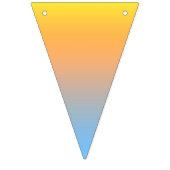 日没のビーチは旗を着色します バンティングフラッグ (第1の旗)