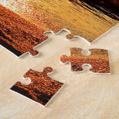 日没のビーチ、Cape May NJ ジグソーパズル (側面)