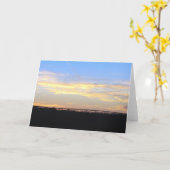 日没のピボット カード (黄色い花)