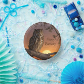 日没のフクロウ ペーパーボウル (パーティー)