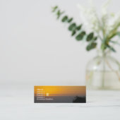 日没のプロフィールカード スキニー名刺 (スタンド正面)