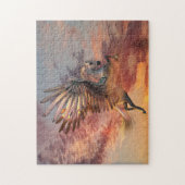 日没のペガソスの馬のパズル ジグソーパズル (縦)