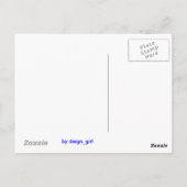 日没のポストカードの木の中の鳥 ポストカード (裏面)