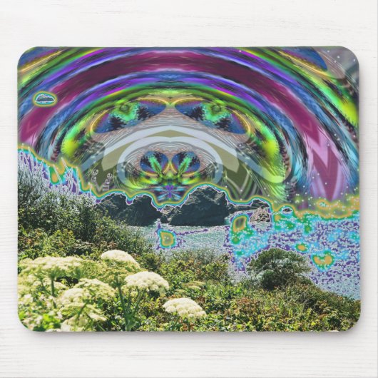 日没のマウスパッドのカリフォルニアの北岸 マウスパッド (正面)