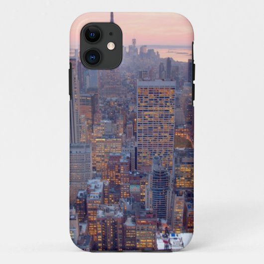 日没のマンハッタンの広い眺め Case-Mate iPhoneケース (裏面)