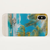 日没のヤシの木 Case-Mate iPhoneケース (裏面(横))