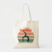 日没のヨガ ~アーサナを極めよう~ トートバッグ (正面)