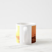 日没のヨットの腕時計の丘RIロードアイランド エスプレッソカップ (裏面)