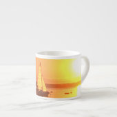 日没のヨットの腕時計の丘RIロードアイランド エスプレッソカップ (正面右)