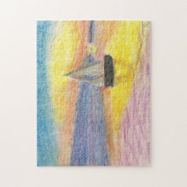 日没のヨット ジグソーパズル