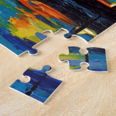 日没のヨット ジグソーパズル (側面)