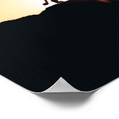 日没のライオンEDGEに住む ポスター (角)