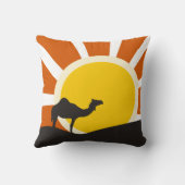 日没のラクダ クッション (裏面)