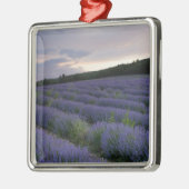 日没のラベンダー分野 メタルオーナメント (左)