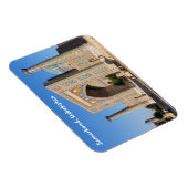 日没のリジェスタン広場 – サマルカンド，ウズベキスタン マグネット (右側)