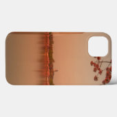 日没のワシントン記念塔の桜 Case-Mate iPhoneケース (裏面 (横))