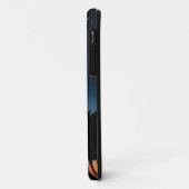 日没の三日月形の月そして1つの星 Case-Mate iPhoneケース (裏面/左)