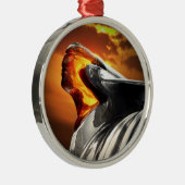 日没の主なPontiac Chieftainのクラシック車 メタルオーナメント (右)