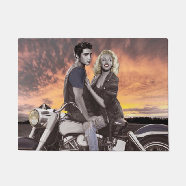 日没の乗車2 ドアマット (正面)