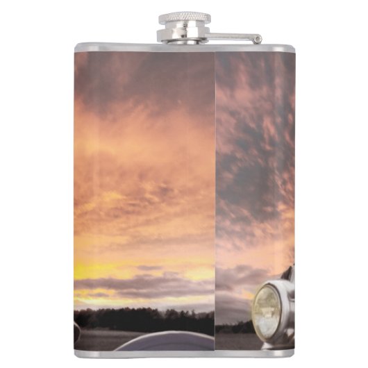 日没の乗車2 フラスク (裏面)