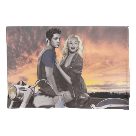 日没の乗車2 枕カバー (正面左)