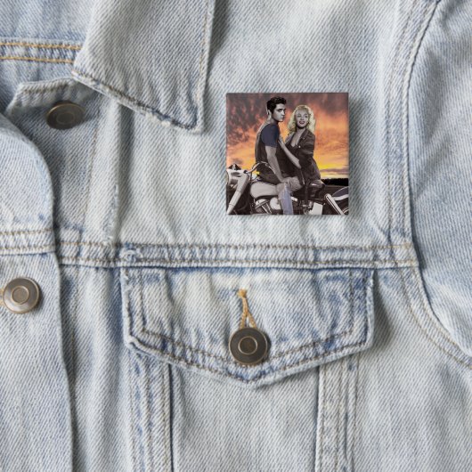 日没の乗車2 缶バッジ (インサイチュ)