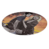 日没の乗車 カッティングボード (角)