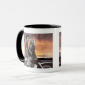 日没の乗車 マグカップ (正面左)