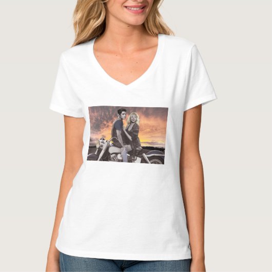 日没の乗車 Tシャツ (正面)