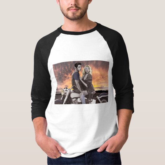 日没の乗車 Tシャツ (正面)