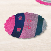 日没の余韻にお祭り紙コースター ペーパーコースター (アングル)