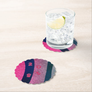 日没の余韻にお祭り紙コースター ペーパーコースター