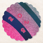 日没の余韻にお祭り紙コースター ペーパーコースター (正面)