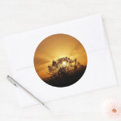 日没の光 ラウンドシール (封筒)