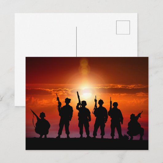 日没の兵士 ポストカード (正面/裏面)