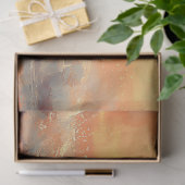 日没の切り離し中に波の中に立つ探査機 薄葉紙 (ギフト)