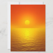 日没の反射 カード (裏面)