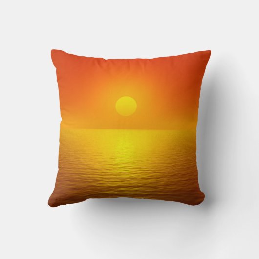 日没の反射 クッション (裏面)