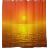 日没の反射 シャワーカーテン (正面)