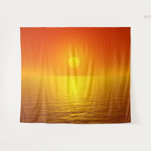 日没の反射 タペストリー (正面(横))