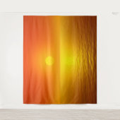 日没の反射 タペストリー (正面)