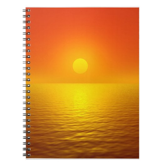 日没の反射 ノートブック (正面)